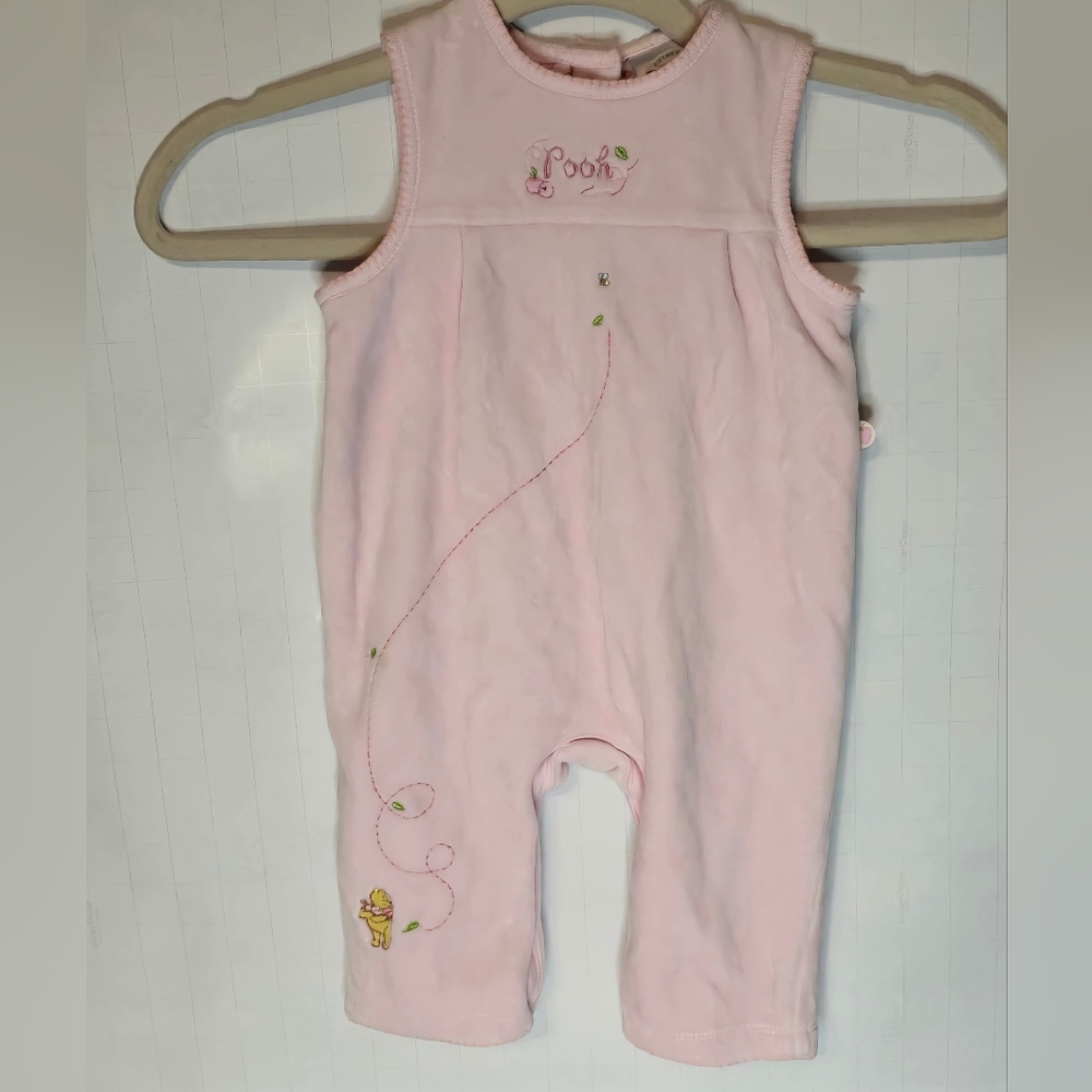 Disney Pink Floral Baby Outfit